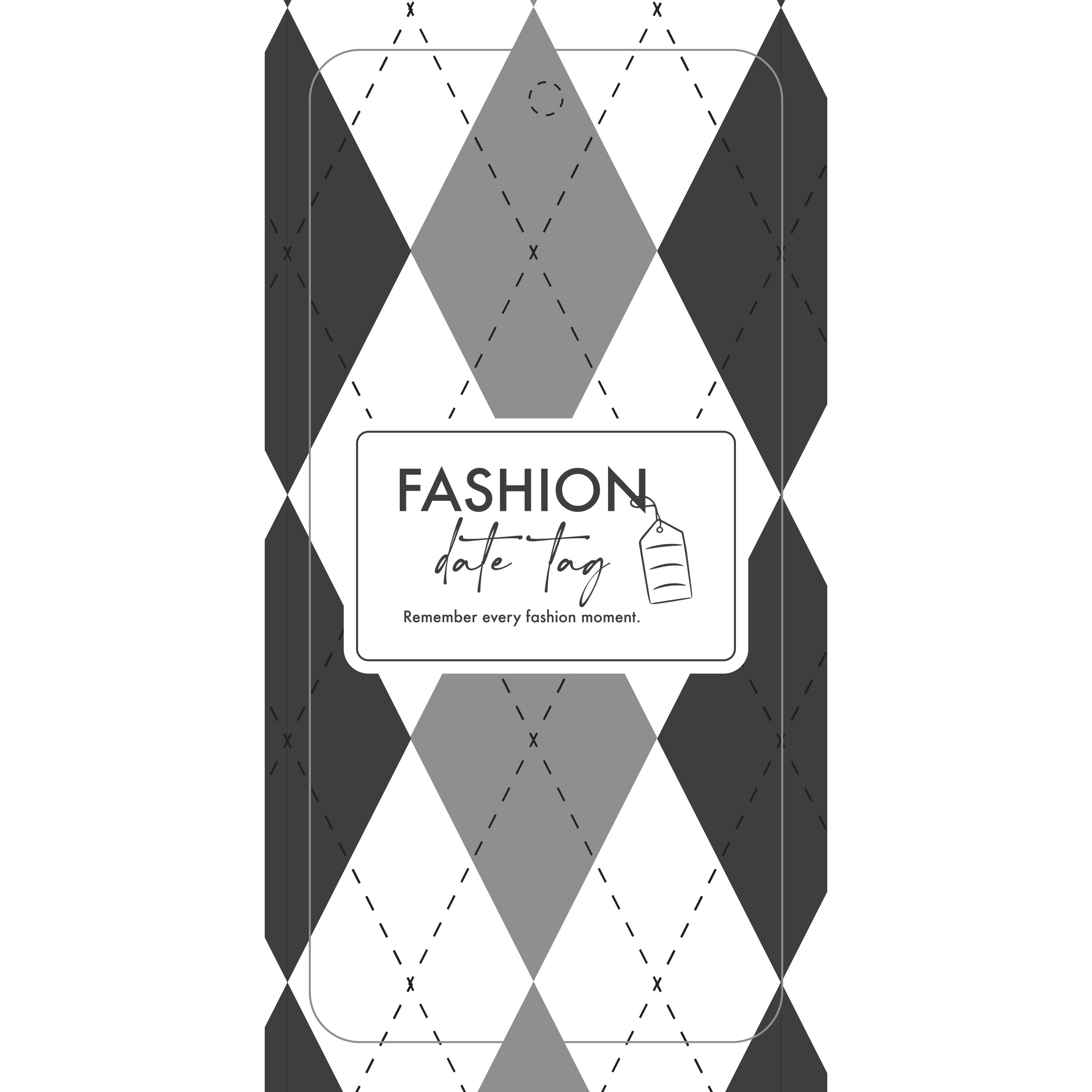 Men's Black Argyle Tag Pack