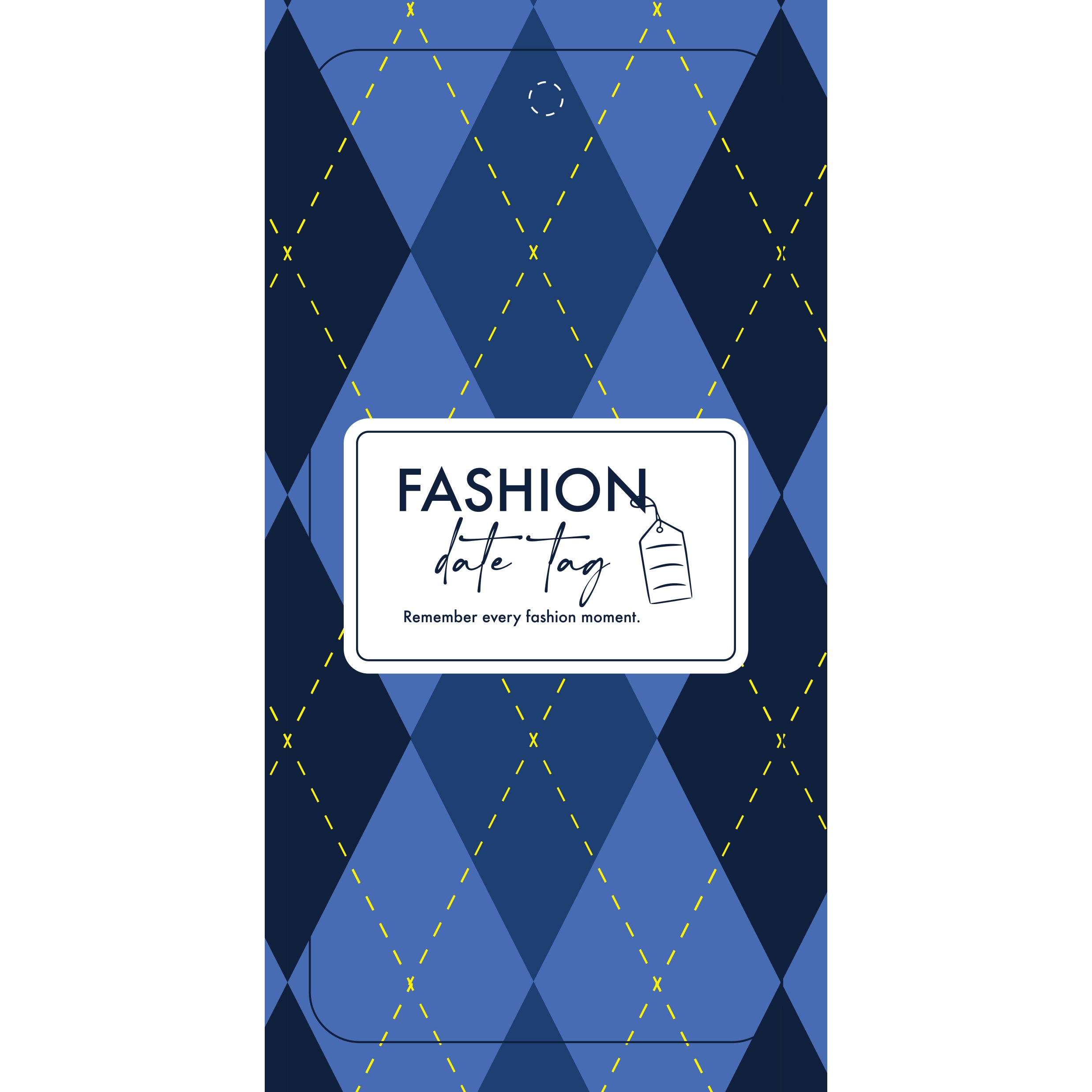 Men's Blue Argyle Tag Pack